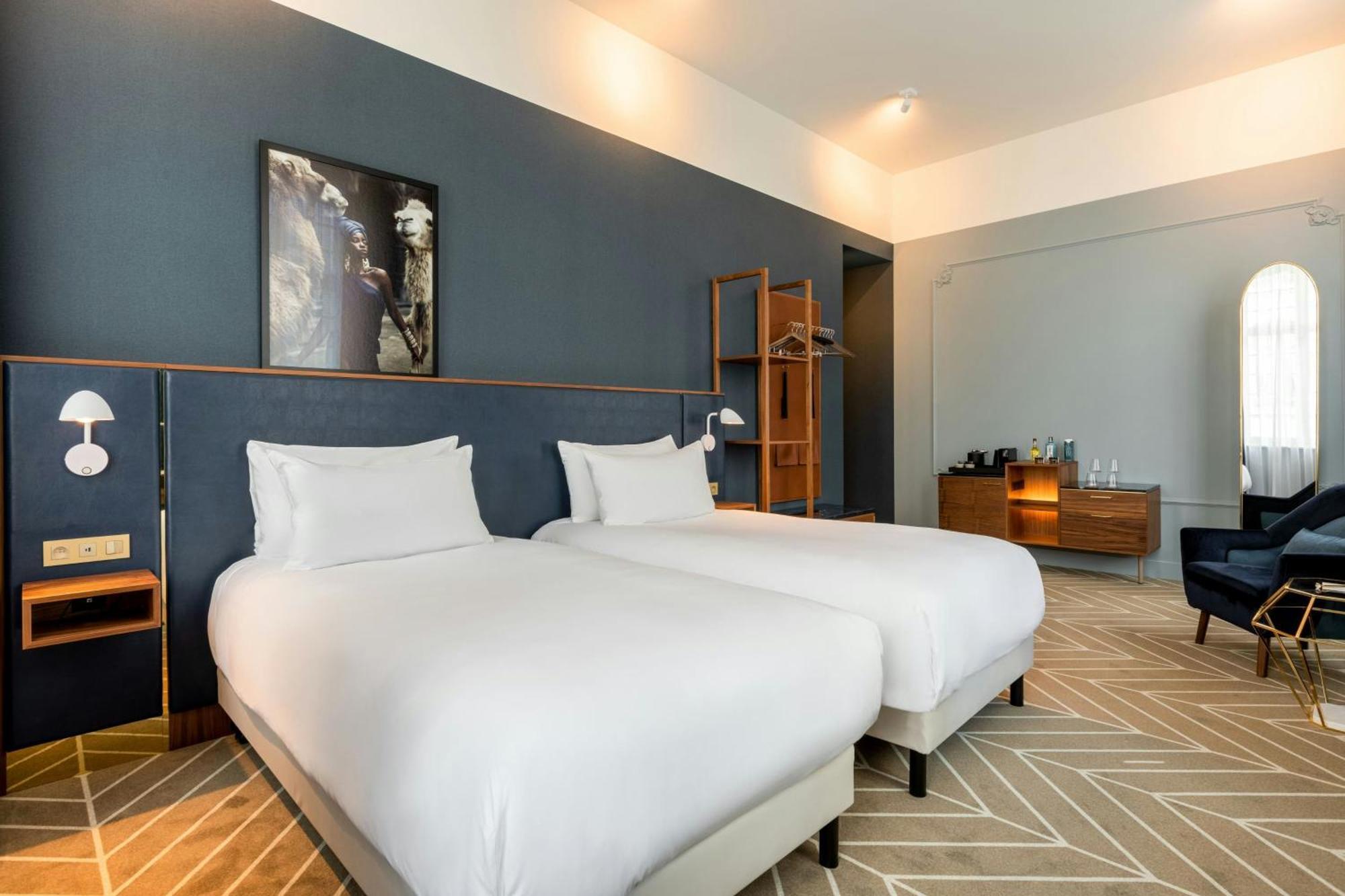 Emerald Kamer met 2 Aparte Bedden